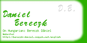 daniel bereczk business card